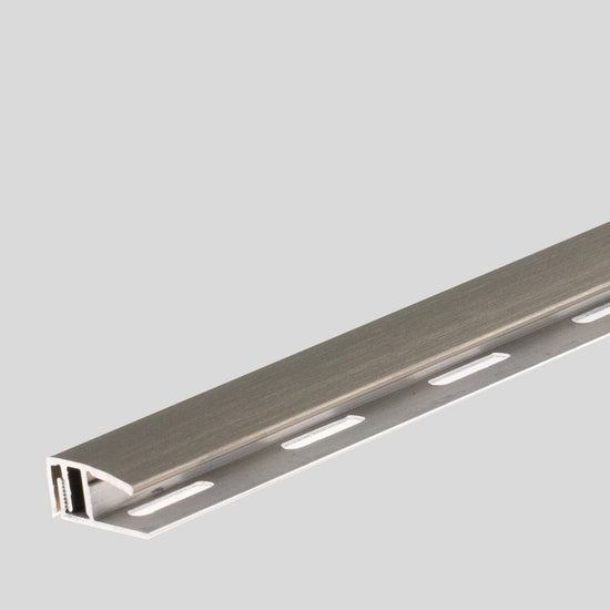 Laminat Abschlussprofil 25 mm Edelstahl Optik