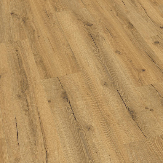 Klick-Vinyl in braun mit Holzoptik