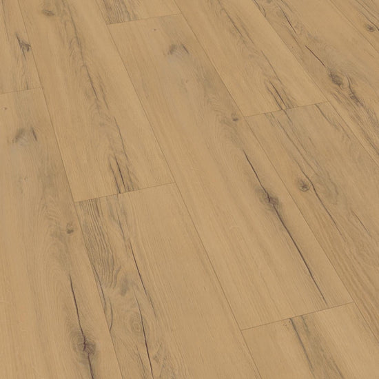 Klick-Vinyl in braun mit Holzoptik